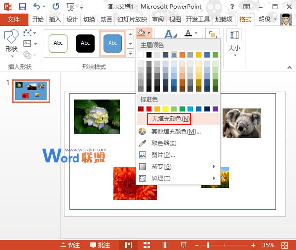 PowerPoint2013多图处理技巧：补缺法